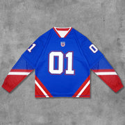 Fake Two No.01 Printed Long Sleeve Jersey