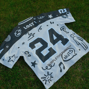 Personalized contrasting print No. 24 jersey