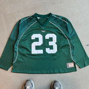 No.23 Printed Mesh Splicing Long Sleeve Jersey