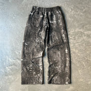 Retro Tree Camouflage Casual Wide Leg Pants