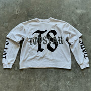 Hip Hop Street Fake Two Piece Long Sleeve T-Shirt