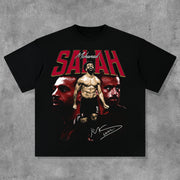 Footballer Egyptian King Print Short Sleeve T-Shirt