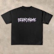casual skull print T-shirt