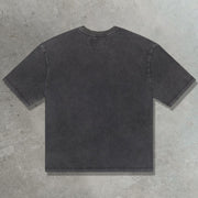 Romantic Skull Casual Street Vintage T-shirt