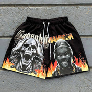 Death Thug Casual Street Mesh Shorts