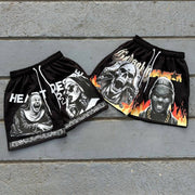 Death Thug Casual Street Mesh Shorts