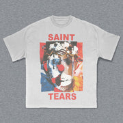 Clown Print Short Sleeve T-Shirt