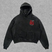 Stylish Preppy Letter Print Hoodie