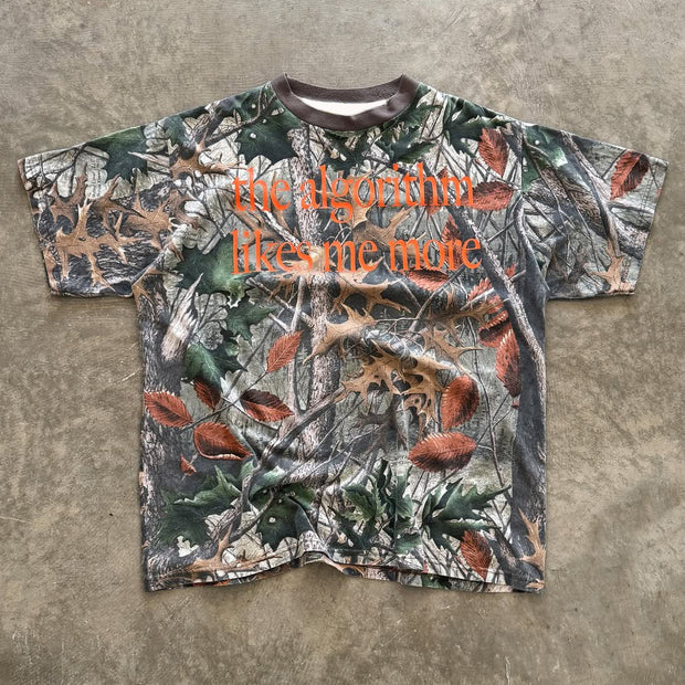 Camouflage The Algorithm Like Me More Print T-Shirt