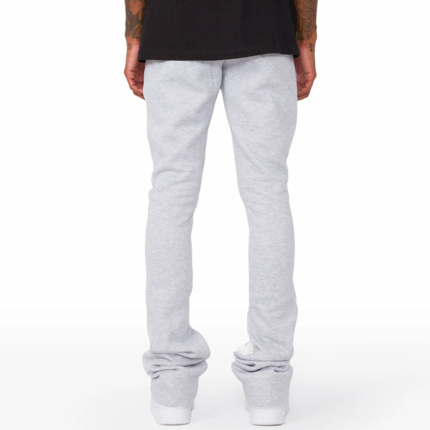 Funny Hearts Print Pocket Flared Trousers