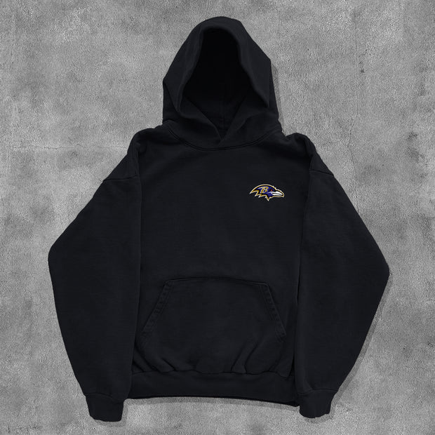 Personalized American Football Team Print Long Sleeve Hoodies