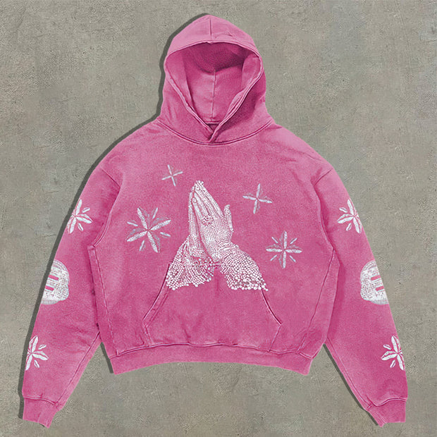 Madonna print hoodie