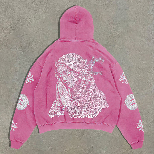 Madonna print hoodie