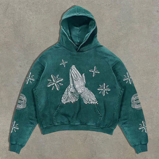 Madonna print hoodie