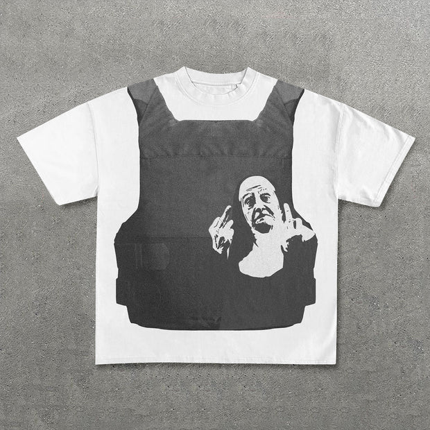 Backpack Print Short Sleeve T-Shirt