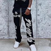 Casual Fashion Letter Print Trousers