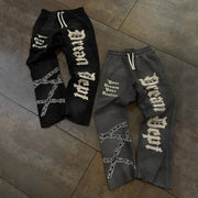 Fashionable personalized printed casual trousers