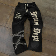 Fashionable personalized printed casual trousers