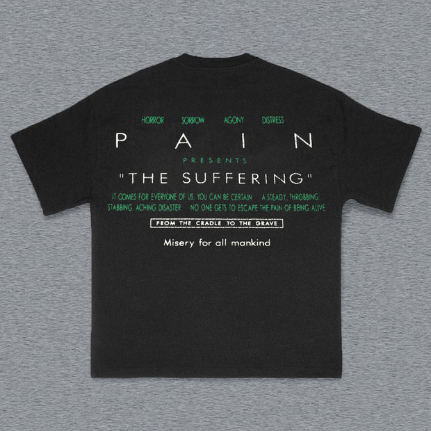 Pain Print Short Sleeve T-Shirt