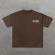Y'all Need Jesus Print Short Sleeve T-Shirt