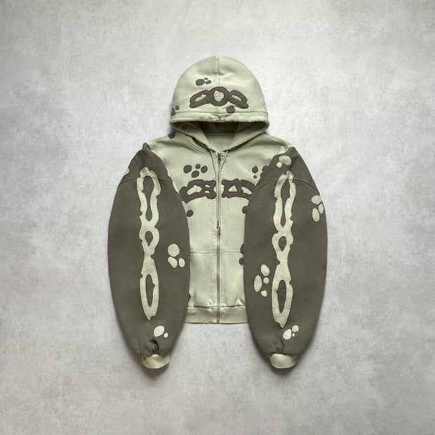 Moss casual street retro hoodie