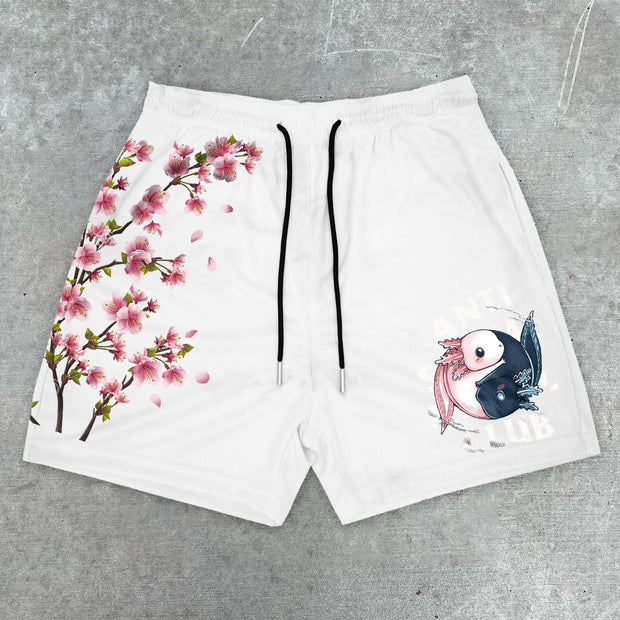 Retro Trend Art Carp Street Shorts