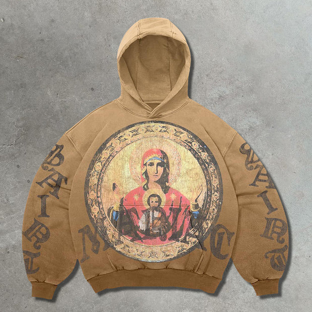 Our Lady Casual Street Heavy Hoodie