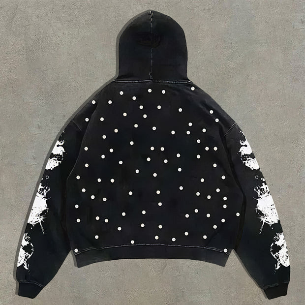 Fashion personalized cross hoodie