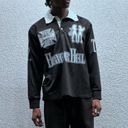 Hell and Heaven Casual Street College Rugby Polo