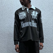 Hell and Heaven Casual Street College Rugby Polo