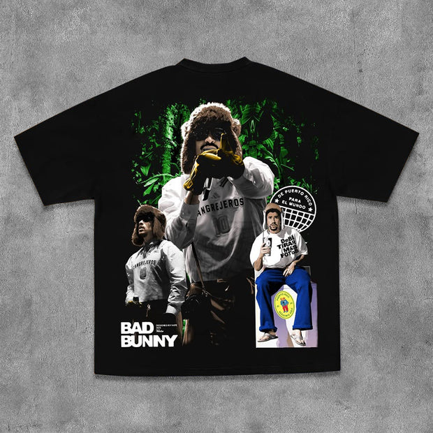 Ya Ni Quiero Competir Print T-Shirt