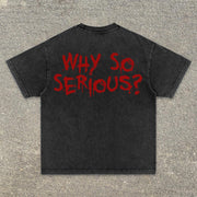 Trendy hip-hop comfortable printed short-sleeved T-shirt