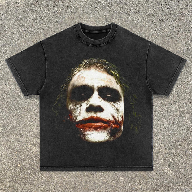 Trendy hip-hop comfortable printed short-sleeved T-shirt