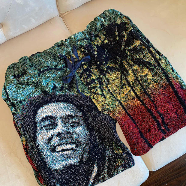 Father of Reggae Casual Street Hip-Hop Tapestry Shorts