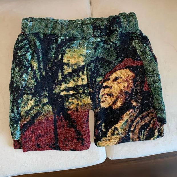Father of Reggae Casual Street Hip-Hop Tapestry Shorts