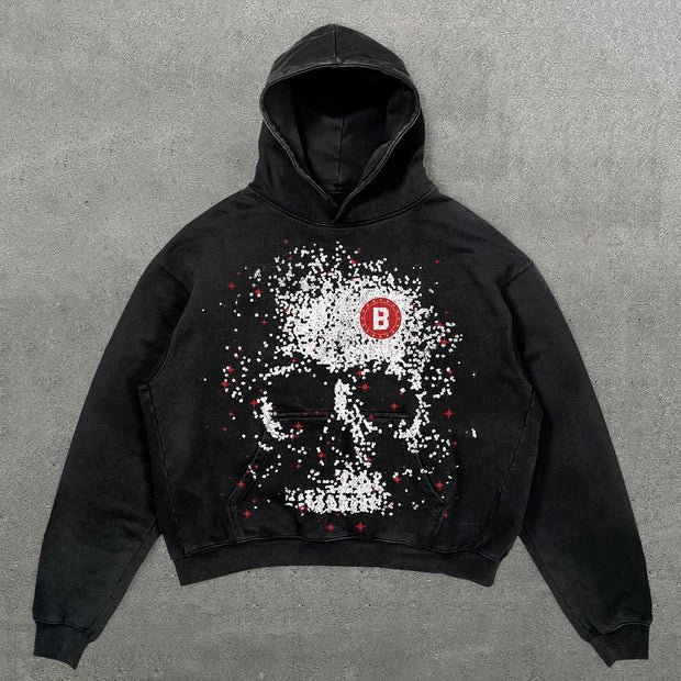 Get Rich Before Die Print Long Sleeve Hoodies