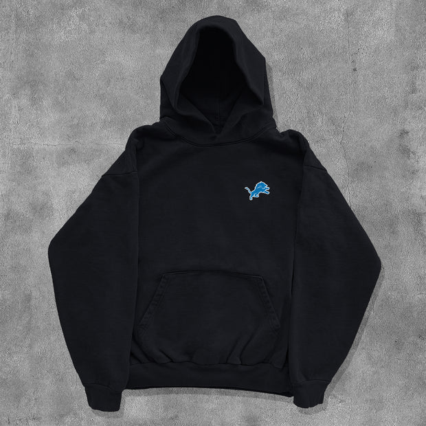 American Football Team Print Long Sleeve Hoodies