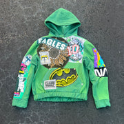 Limited Edition Hip-Hop Street Rap Music Spliced Hoodie
