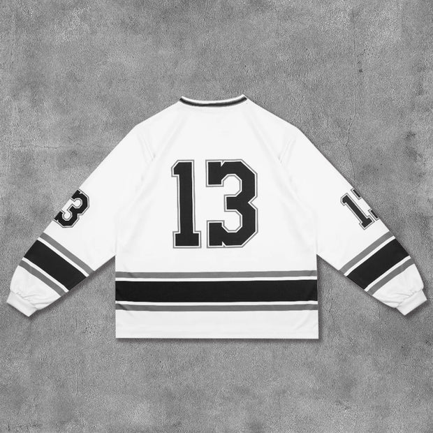 No.13 Printed Long Sleeve Jersey