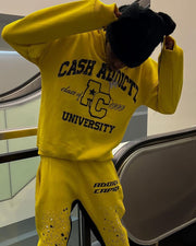 Fashion casual personality letter printing sweatshirt set