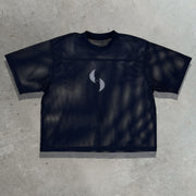 God Got Me Casual Street Mesh Panel Jersey