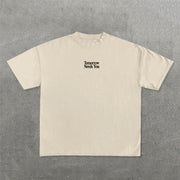 Tomorrow Needs You Print Short Sleeve T-Shirt