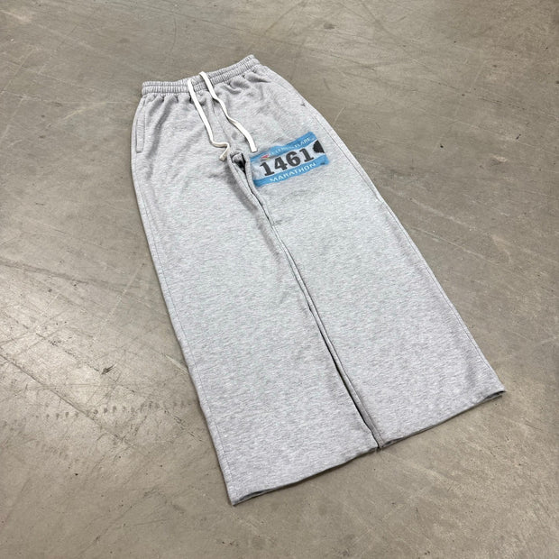 Personalized digital print casual trousers