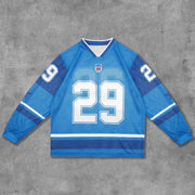 No.29 Printed Mesh Long Sleeve Jersey