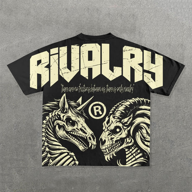 Fashion Rivalry Print Short Sleeve T-Shirt