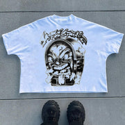 Hell locomotive casual street style long sleeve T-shirt
