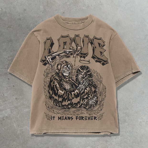 Death Angel Casual Street Vintage T-shirt