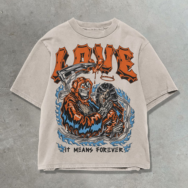 Death Angel Casual Street Vintage T-shirt
