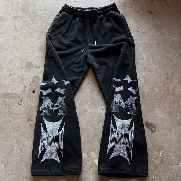 Good Days Printed Pocket Sweatshirt Pants