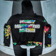 Hip Hop Street Graffiti Zip-Up Hoodie